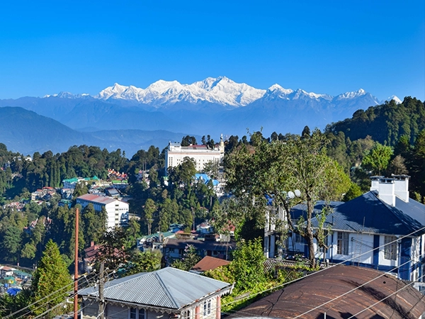 Himalayan landscape in Darjeeling